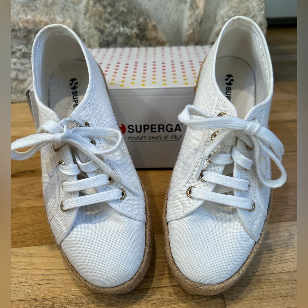 SUPERGA Espadrille Platform People’s Shoes of Italy
